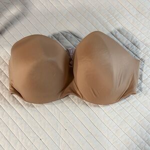Victoria's Secret Strapless Bra in Tan